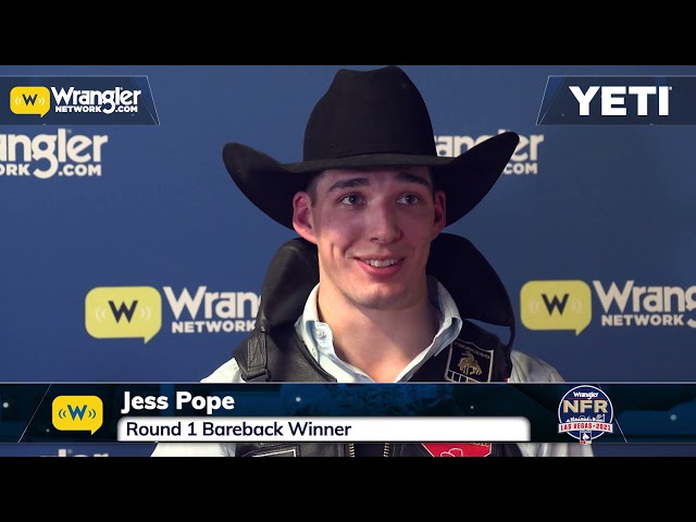 Jess Pope Wins in Wrangler NFR Round 1