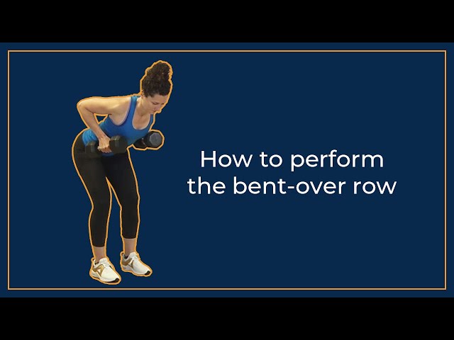 Two dumbbell bent over row