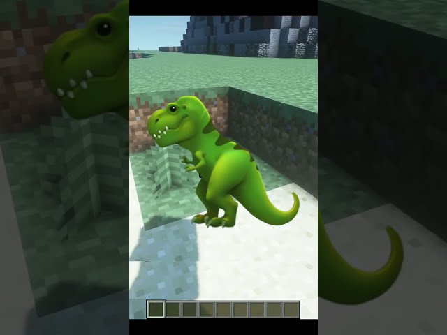 Did Dinosaurs Ever Exist In Minecraft? #shorts