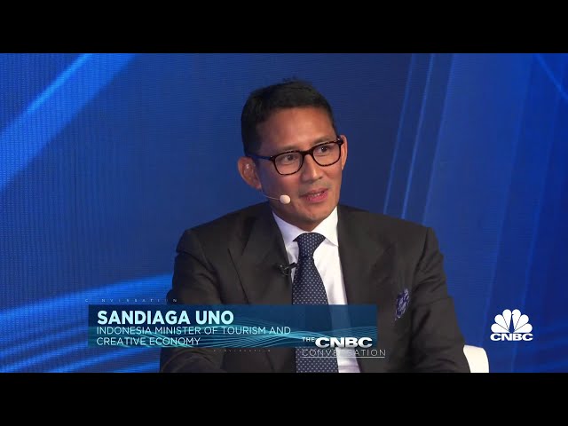 'I was the tourism minister with zero tourists,' says Sandiaga Uno on his appointment