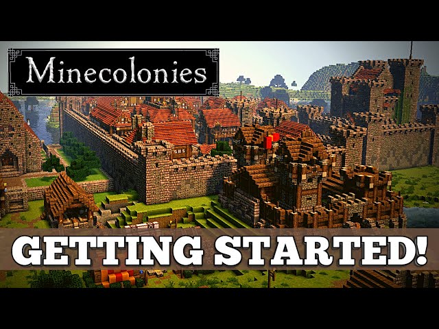 MineColonies Survival Let's Play BEST Start! - #1