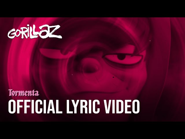 Gorillaz - Tormenta ft. Bad Bunny (Official Lyric Video)