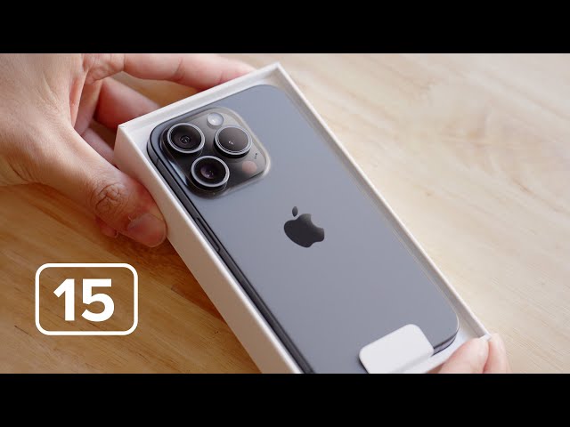 iPhone 15 Pro: ASMR Unboxing + Accessories!