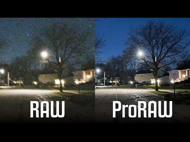 First Hands on with ProRAW and Night Mode on the iPhone 12 Pro