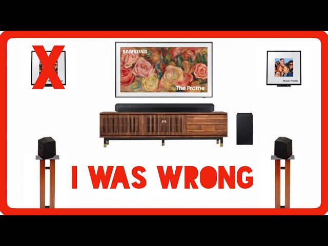 Samsung Music Frame & Q990D:  I Was Wrong 😑