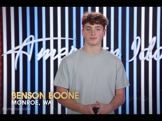 'American Idol': Benson Boone from Monroe, WA sings his way onto premiere