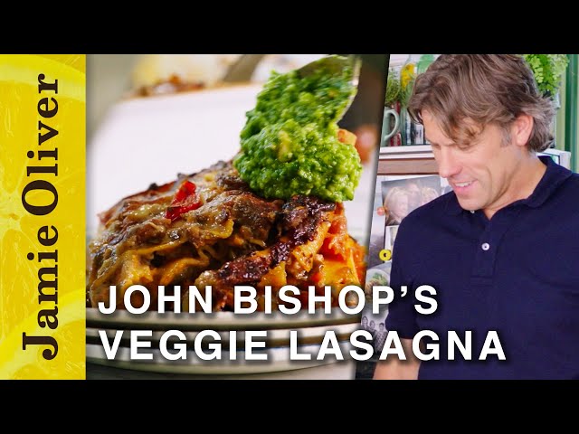 Veggie Lasagne | John Bishop | Friday Night Feast | Jamie Oliver