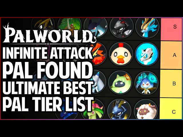 Palworld - The True BEST Pal Tier List - All MOST POWERFUL Pals Ranked & More!