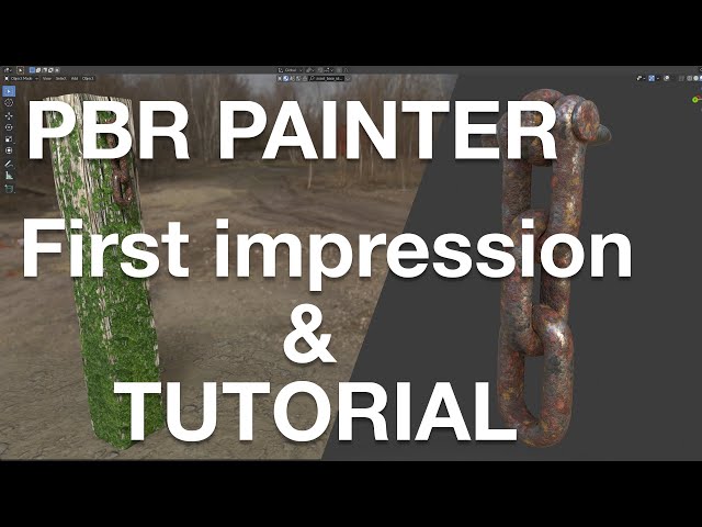 PBR Painter for Blender (first try and review/tutorial)