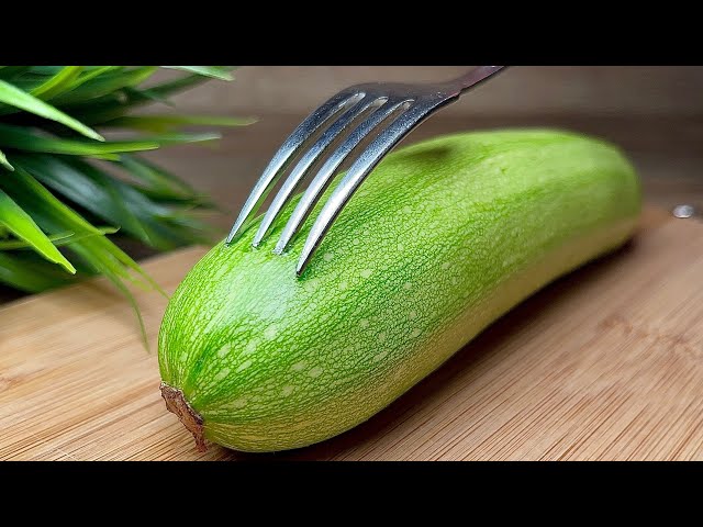 If you have 1 fork and a zucchini in your house, be sure to try this recipe!