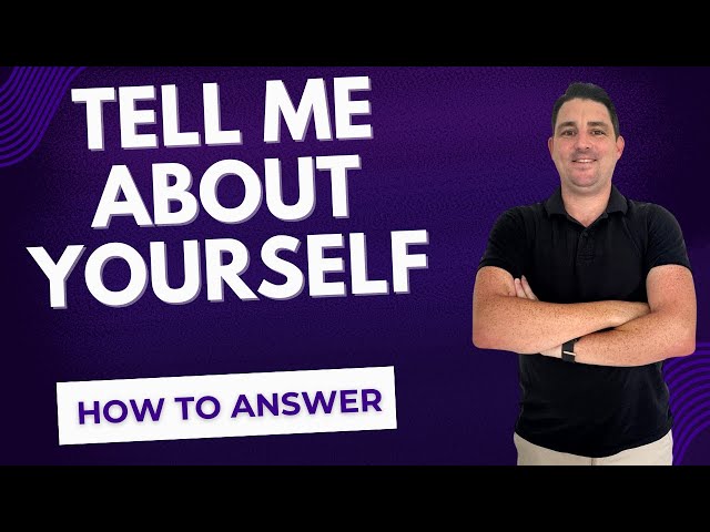 The BEST answer to "Tell me about yourself"