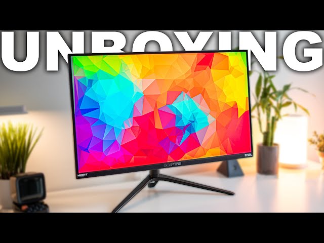 Sceptre 27" Gaming Monitor Unboxing (E275B-QPD168)