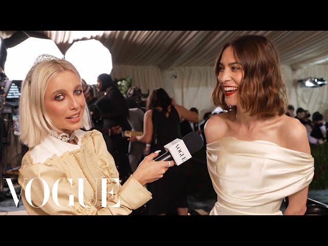 Alexa Chung Asks Emma to Rank Her Favorite Met Looks | Met Gala 2022 With Emma Chamberlain | Vogue