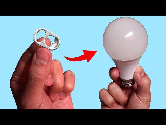 Just Use a Metal Ring Pull and Fix All the LED Lamps in Your House! How to Fix or Repair LED Bulbs!