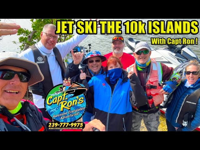 WaveRunners FX and a Seadoo ski the 10K Islands with  Capt Ron in Marco Island, Florida #jetski