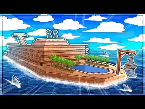 Building The BIGGEST Cruise Ship Ever in Raft