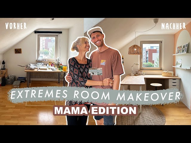 XXL Room Makeover für meine Mama + Live Reaktion & Ikea Hacks | EASY ALEX