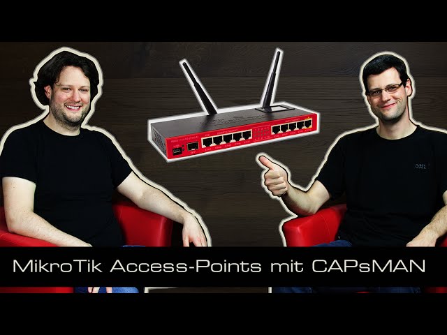 MikroTik Tutorial 14 Access Points mit CAPsMAN [deutsch]
