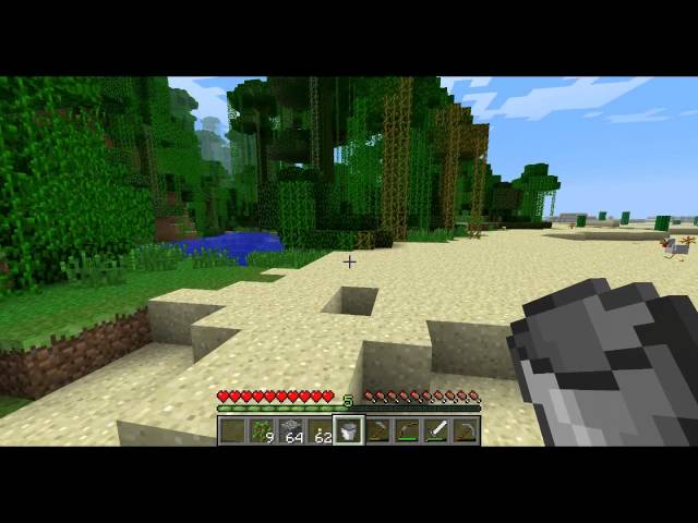 Minecraft How to Make and Fill a Bucket