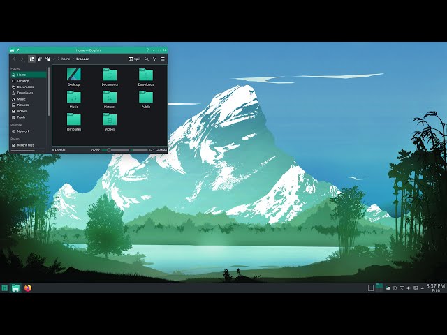 NEW THEMING for Manjaro KDE Plasma Edition