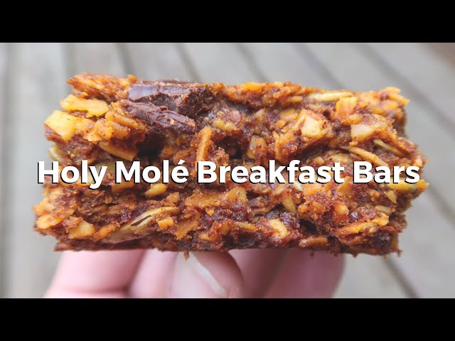 Holy Molé Breakfast Bars | BACKPACKING FOOD Recipe