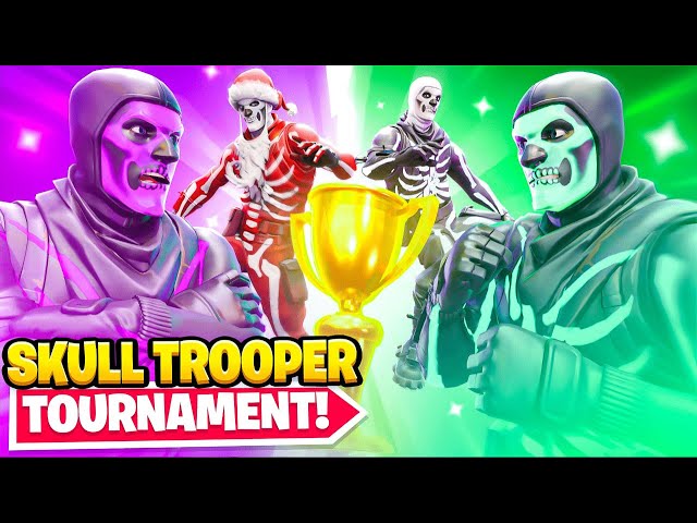I Hosted a SKULL TROOPER ONLY Tournament for $100 in Fortnite... (cheaters caught)