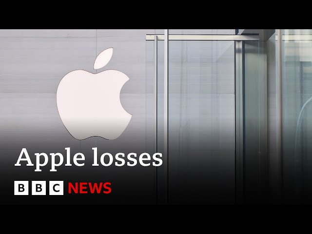 Apple iPhone sales fall in nearly all countries | BBC News