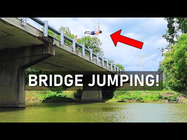 Bridge Jumping in Slow Mo!