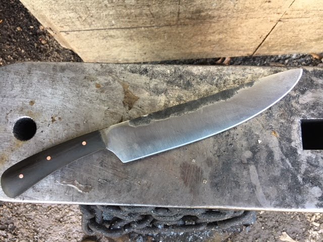 6 hour knife challenge! Forging a camp knife in under 6 hours