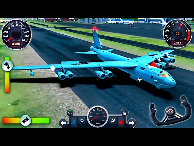 Strategic Bomber Boeing B52 Air Planes City Pilot - Flight Airplane Simulator #7 - Android GamePlay