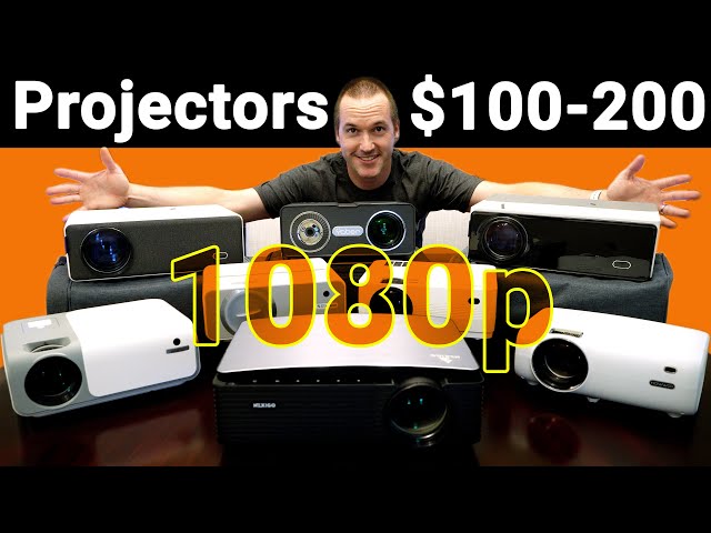Budget projector sweet spot: $100-200 projectors tested: 1080p, spend a little, get a lot.
