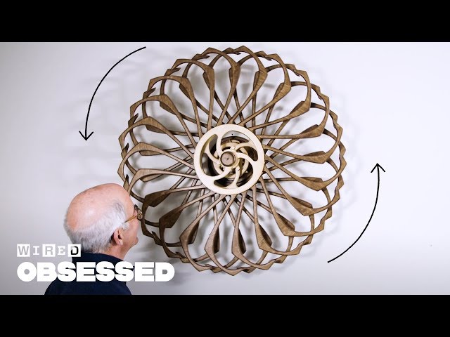 How This Guy Builds Mesmerizing Kinetic Sculptures | Obsessed | WIRED