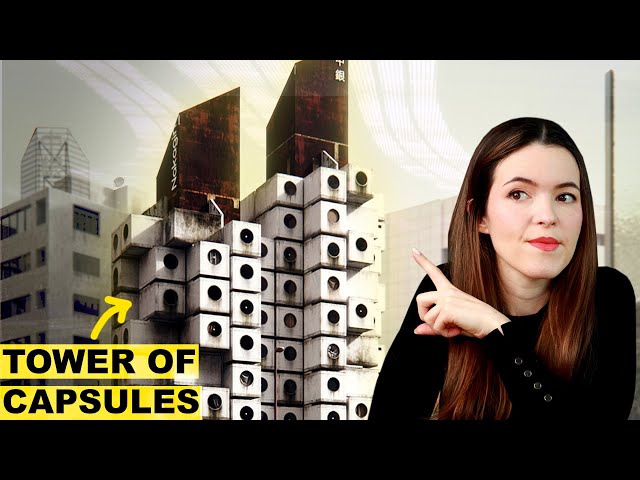 Tokyo's ambitious Capsule Tower that Failed (Nakagin Capsule Tower)