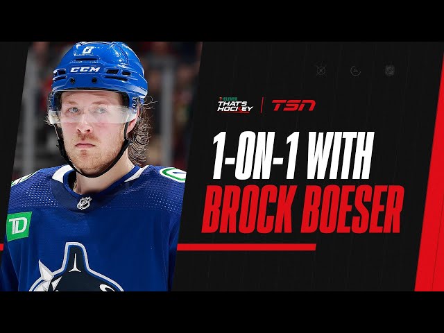 1-on-1 with Brock Boeser ahead of Canucks playoff series vs Nashville