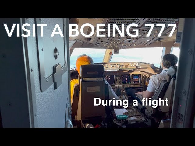 Visit a 777 while flying