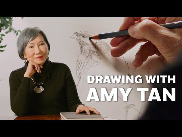 Sketching a Bird with author Amy Tan