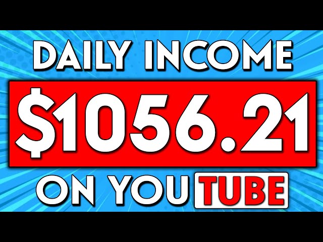 EARN $1056.21 a Day💸 How To Make Money on YouTube With Simple Videos!