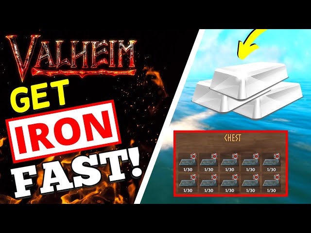 Valheim - How To Find + Get Iron! FAST / EASY!