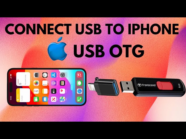 How to Connect and Access a USB Drive on iPhone or iPad, file transfer with USB OTG