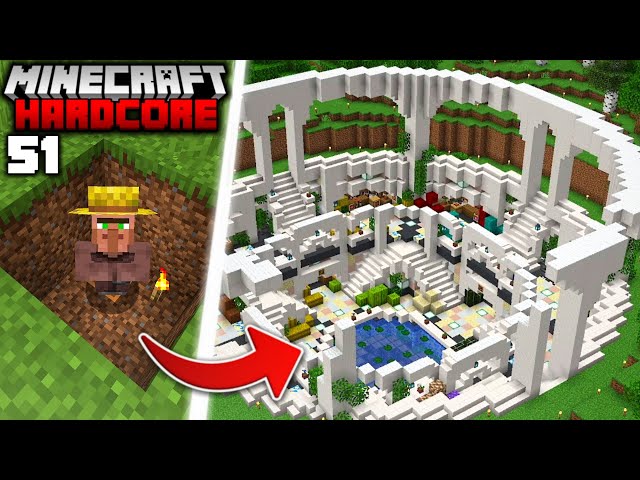 I Built a Villager COLOSSEUM in Minecraft Hardcore (#51)