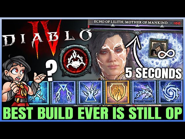 Diablo 4 - New Best INFINITE DAMAGE Sorcerer Build is Back - Season 3 Ball Lightning is OP - Guide!