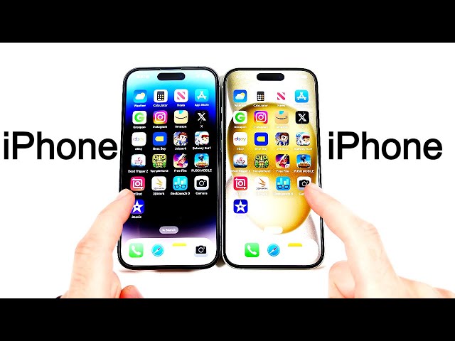iPhone 14 Pro vs iPhone 15 Speed Test