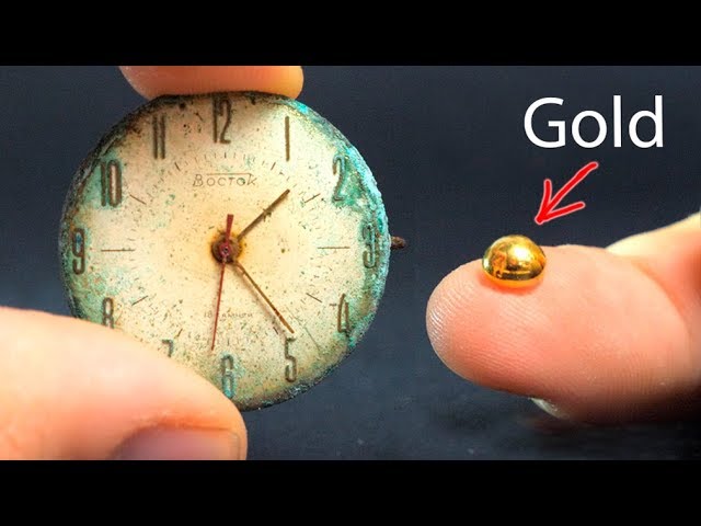 Wie man Gold aus alten Uhren bekommt [Experiment]