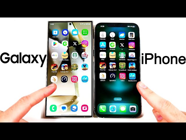Samsung Galaxy S24 Ultra vs iPhone 12 Pro Max Speed Test