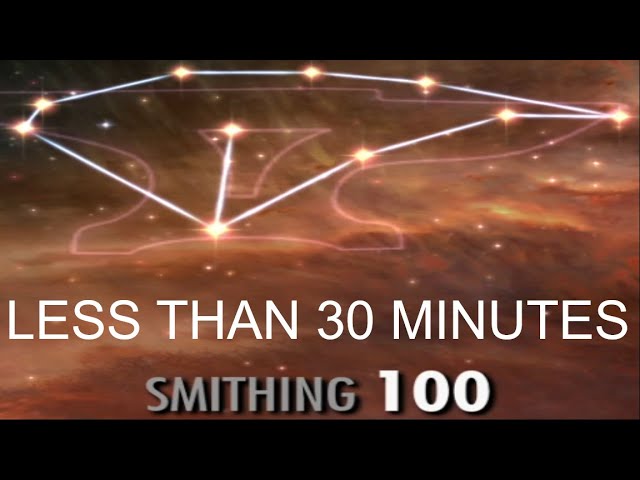 Skyrim Max Smithing Under 30 Minutes