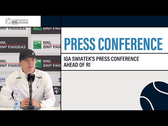 Iga Swiatek | Press Conference ahead of R128 #IBI24