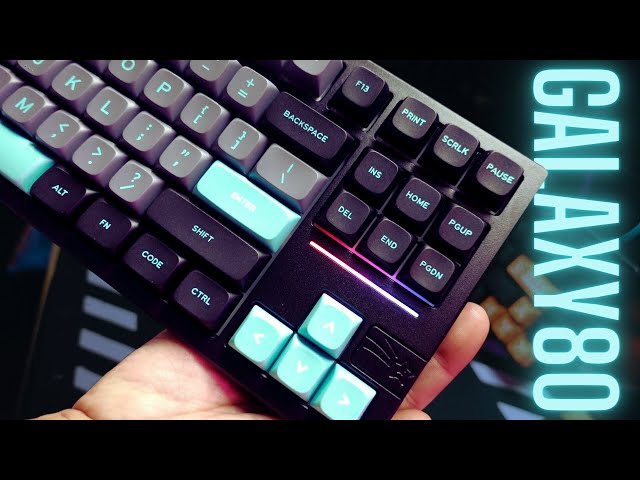 This TKL layout is SOLID! | EPOMAKER GALAXY80 Review