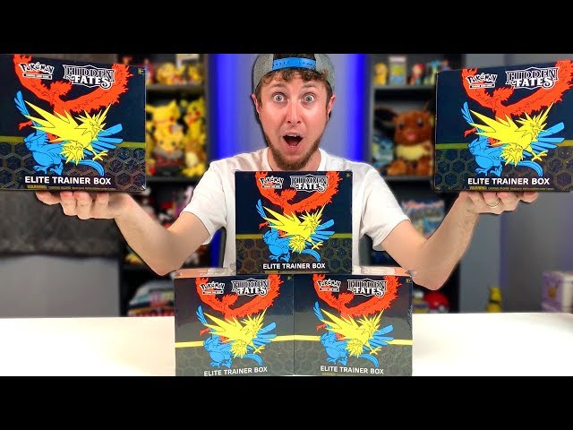 NEW POKEMON HIDDEN FATES ELITE TRAINER BOX OPENING and the CARDS ARE AMAZING!