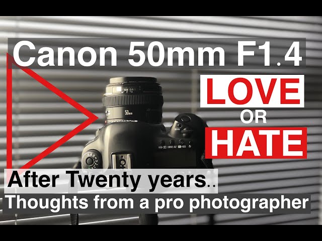 Canon EF 50mm F1.4 USM Prime lens. My thoughts after twenty years of professional photography use