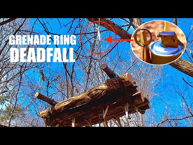 Military Grenade Ring Deadfall Trap Trigger!
